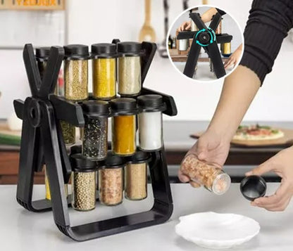Rotating Spice Rack Organizer