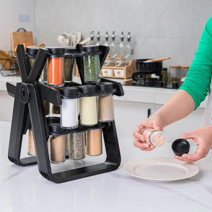 Rotating Spice Rack Organizer