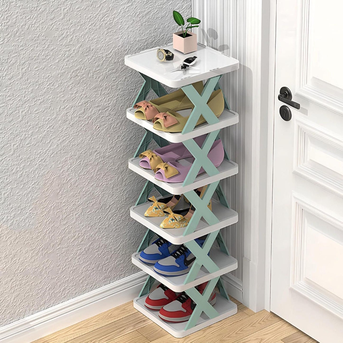 foldable shoe rack