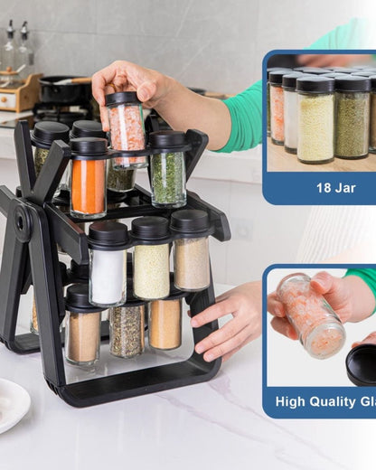 Rotating Spice Rack Organizer