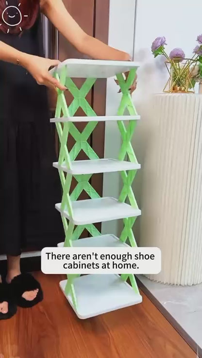 foldable shoe rack