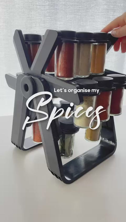 Rotating Spice Rack Organizer